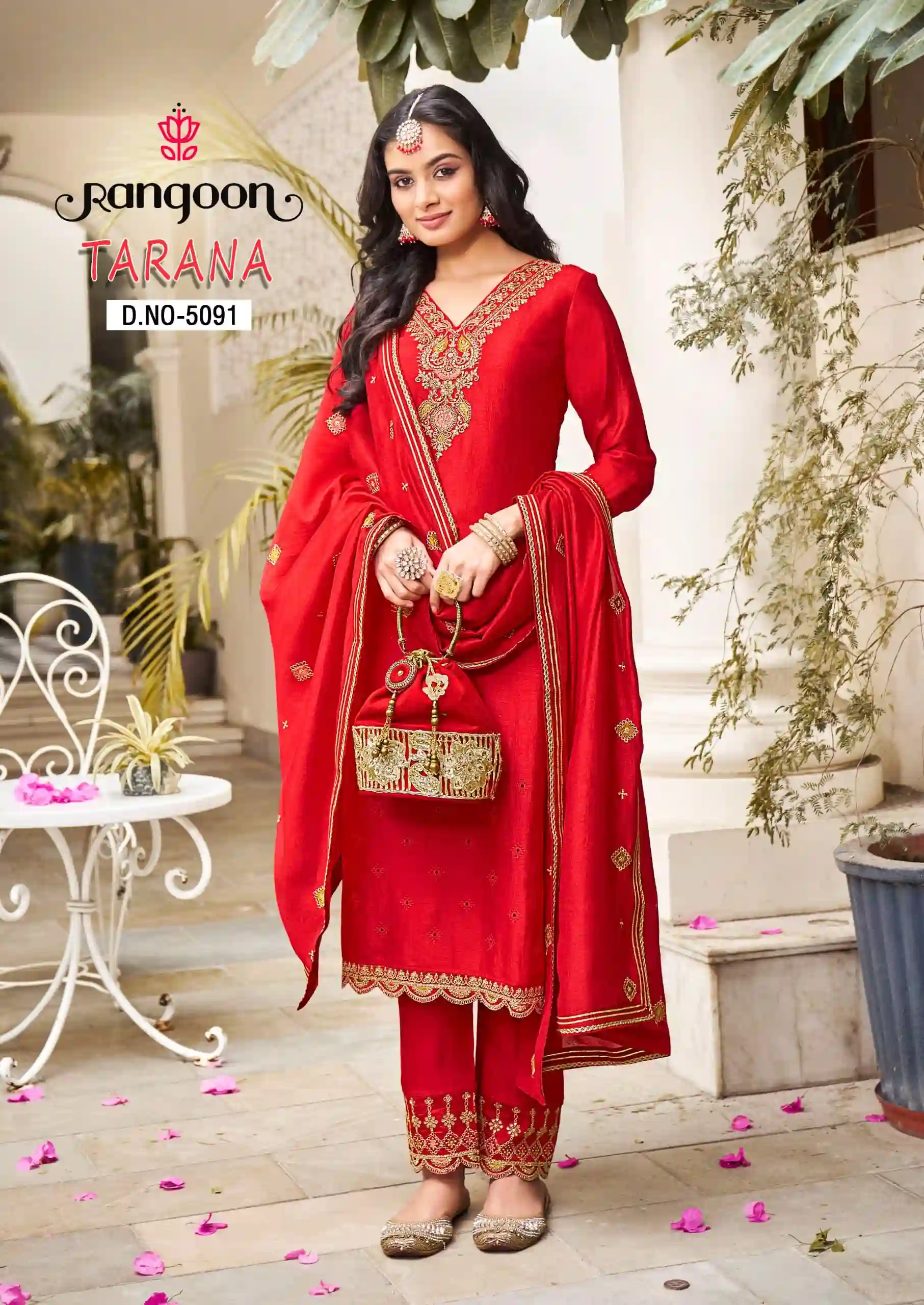 Rangoon Tarana Silk Wholesale Fancy Readymade Salwar Suit Catalog — Wholesale Readymade Suit, Rangoon wholesale from Surat - Gallery Image 2